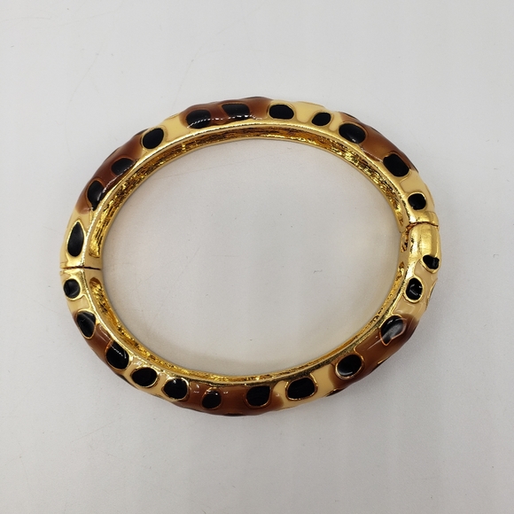 KJL Leopard print enamel bracelet 2006 - Picture 4 of 13